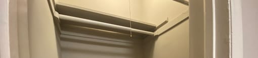 Closet in the bedroom