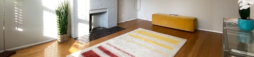 Fireplace in the living room - 2 Bedroom A