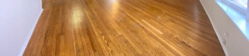 Spacious living room with hardwood floors - 2 Bedroom B
