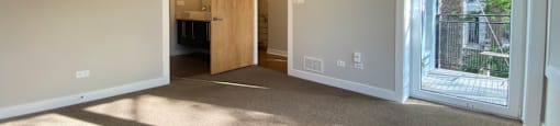Bedroom with patio access