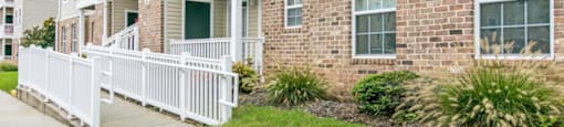 Nicely maintained exterior buildings