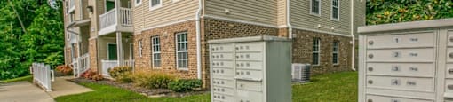 Conveniently located mailboxes