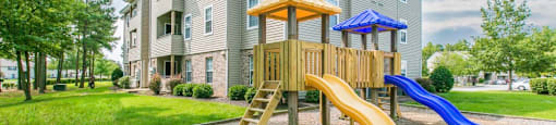 Nicely shaded playground area