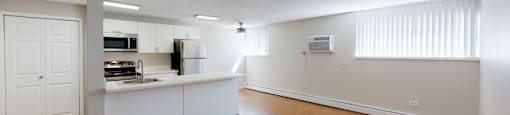 Hardwood-style flooring  at 4805 E Kentucky in Denver, CO