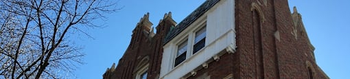 Brick exterior buildings