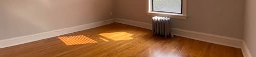 Bedroom with a window