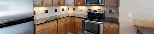 Plenty of cabinet space for storage