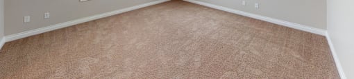 Carpeted bedrooms