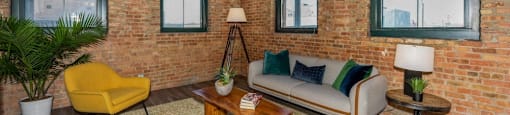 Large Windows with lots of Natural Lightat Carriage House Lofts, Chicago, 60605