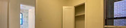 Large bedroom with extra closet space