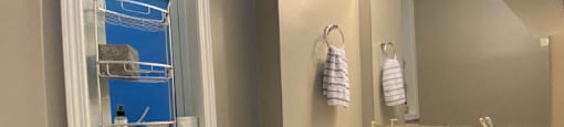Upscale bathroom finishes