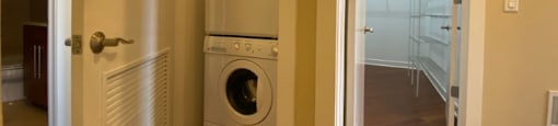 Stackable washer and dryer