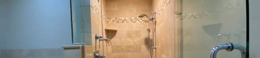 Gorgeous walk-in shower