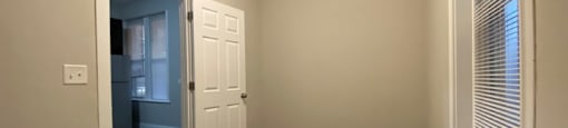 Bedroom with hardwood floors