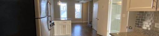 Kitchen and living space