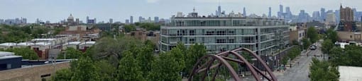 View from the Rooftop Deck at 1800 Milwaukee