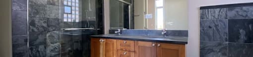 Stunning double vanity
