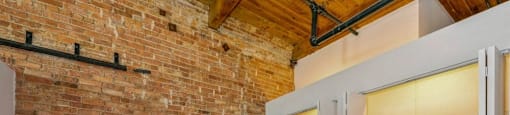 Large closets in the bedroom at Carriage House Lofts, Chicago, 60605