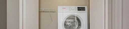 Full size washer and dryer at Carriage House Lofts, Illinois, 60605