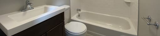 Clean bathroom