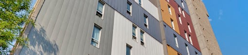 Eye-Catching Exterior at Metropolis In Denver, CO