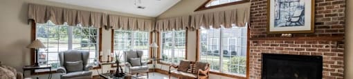 Visit us and relax a while in the clubhouse sitting area