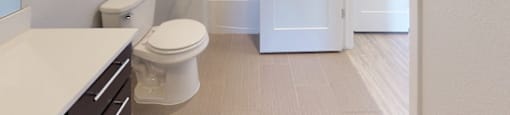 White and Bright Bathroom