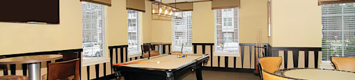 Billiard and game room