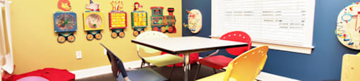 Playroom with TV