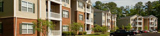 Apartment Buildings and Parking Lot