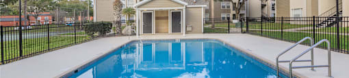 the swimming pool at the preserve at polo apartments fl