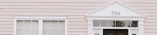 A house with the number 556 on the front door.