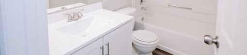 Tiled tub and shower combination