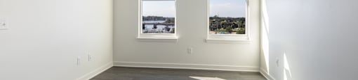Primary Bedroom at The Port at East Beach Apartments and Marina, Norkfolk, VA