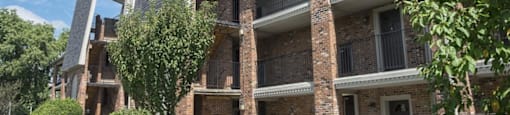 Apartment building and grounds
