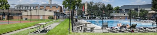 Community pool and grounds.