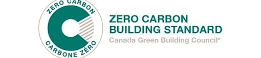 A logo for the Zero Carbon Building Standard is displayed.
