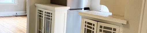 Original built-in buffet cabinets.