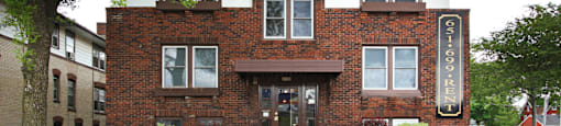 Classic 1920's brick building.