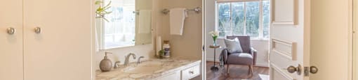 Bathroom at Portland Towers