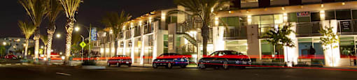 View of the community at night