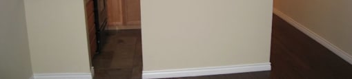 Kitchen with ample countertop bar