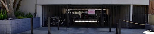 gated underground garage