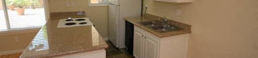 Kitchen, Granite Counters, Appliances, Tile, Wood Flooring 1