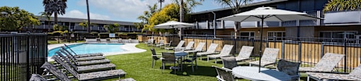 the swimming pool at The Diplomat