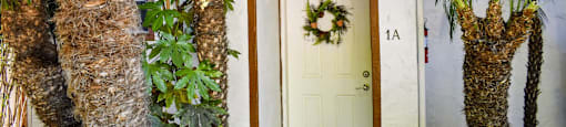 Front door of apartment at Costa Del Mar