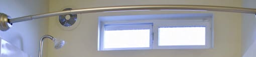 View of tub shower combo