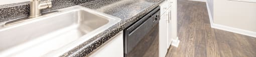 the preserve at ballantyne commons apartment kitchen and sink
