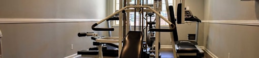 Fitness center with weight machine available to all residents