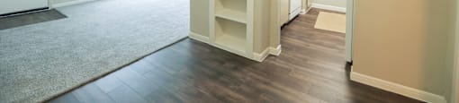 Built in shelving storage